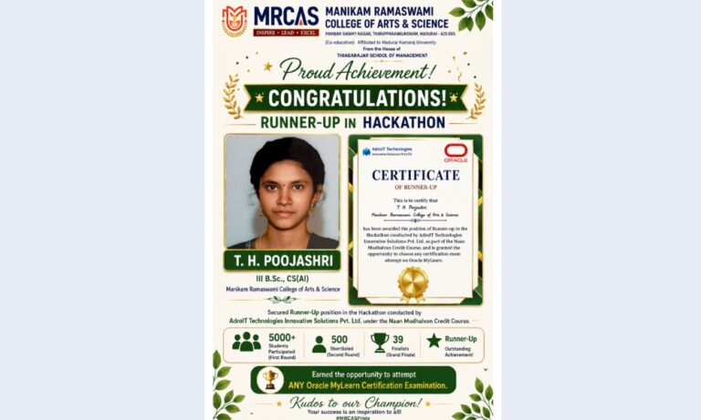 Top arts and science college in Madurai
