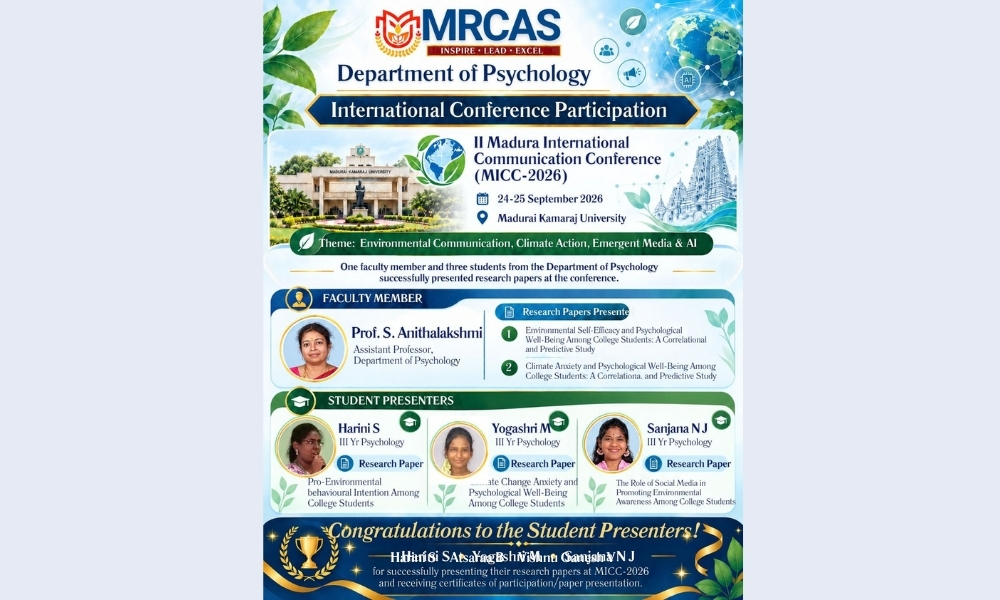 Best arts and Science College in Madurai