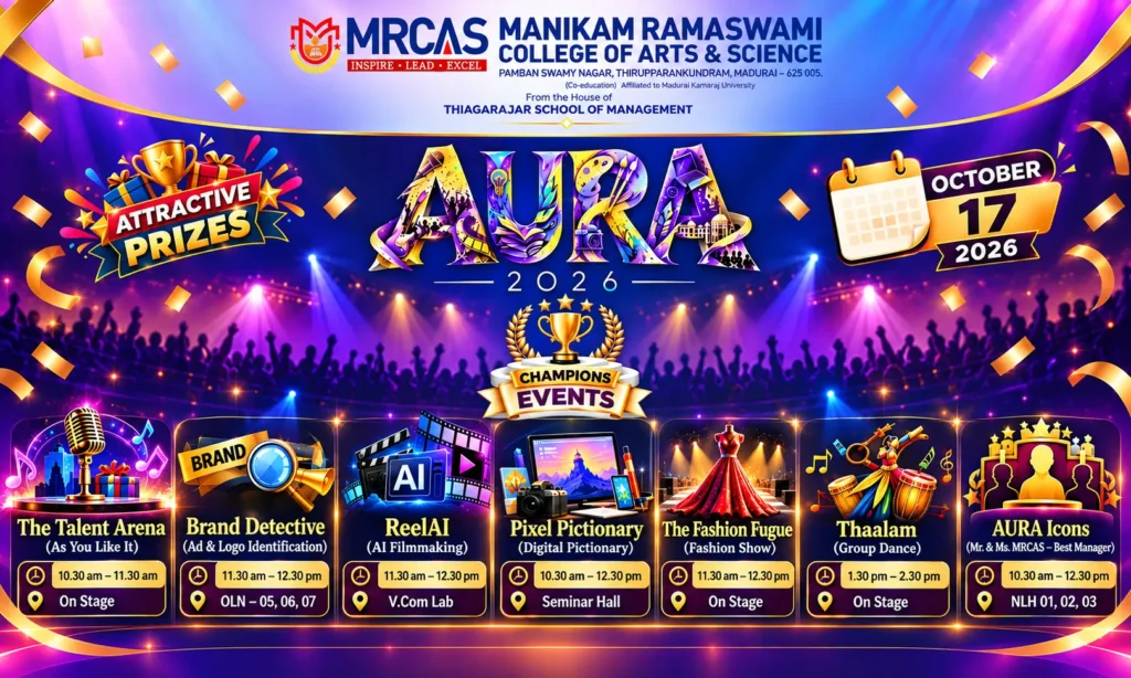 Aura 2026 Festival Celebration Poster