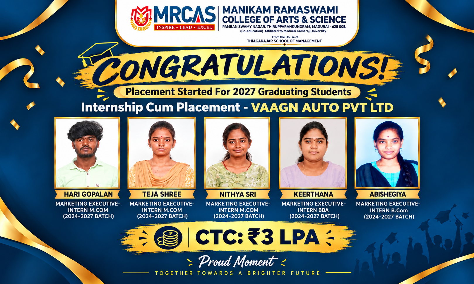 Mrcas Placement Celebration Banner
