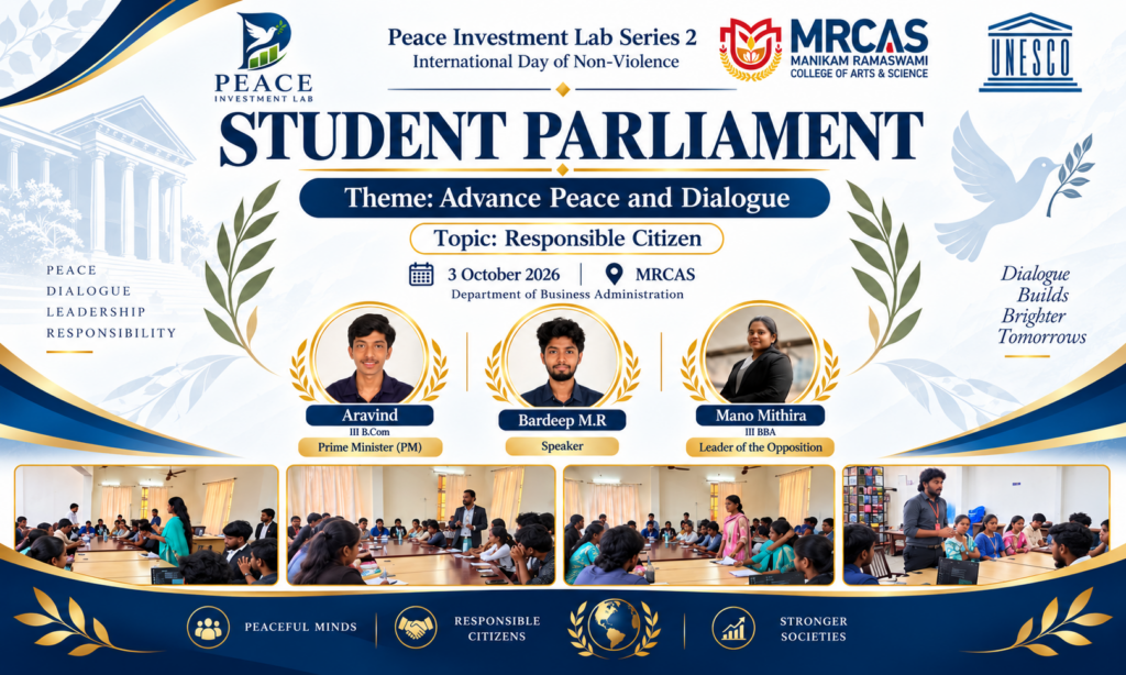 Student Parliament Peace And Dialogue