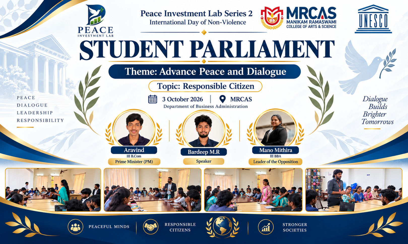 Student Parliament Peace And Dialogue